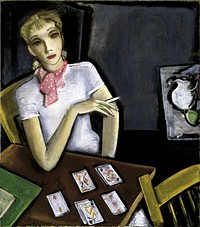 Girl with Cards, Lucius Kutchin