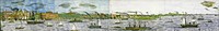 New York Harbor Panorama, Lawrence W. Ladd