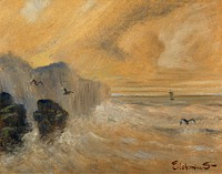 Rocky Seashore, Louis M Eilshemius