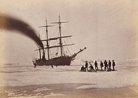 Arctic Regions: Hunting by Steam in Melville Bay, The Party after a Day's Sport Killing Six Polar Bears within the Twenty-Four Hours, Dunmore And Critcherson