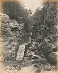 Walkway through a Gorge, White Mountains