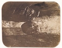 Trapped Boulder, White Mountains, from "Photographic Views from Mt.Washington and Vicinity and the Franconia Range"