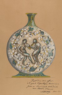 Vase with Dancing Figures, Andr Metthey