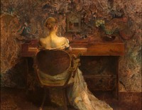 The Spinet, Thomas Wilmer Dewing