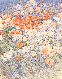 The Island Garden by Frederick Childe Hassam