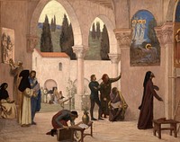 Inspiration Chretienne, Pierre Cecile Puvis De Chavannes