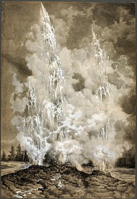 Yellowstone Geyser, Richard Norris Brooke