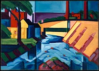 Evening Tones, Oscar Florianus Bluemner