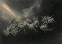 Lightning Struck a Flock of Witches, William Holbrook Beard