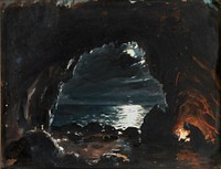 Cave Scene, John Obrien Inman