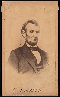 Portrait of Abraham Lincoln (1809-1865)