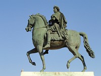 Statue of Louis XIV, Place Bellecour, Lyon, France.