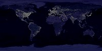 Earth's City Lights by DMSP