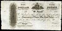 One dollar, Bank of Poyais, Republic of Poyais (1820s). After fighting in South and Central America, the Scottish soldier Gregor MacGregor created an elaborate scam claiming to have been made a Cacique of the entirely fictitious Cazique of Poyais, all in an effort to defraud land investors. Nearly 200 died in 1822–23 in connection with MacGregor's deception.