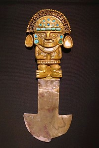 Pre-Columbian art in the Dallas Museum of Art, Texas, USA.