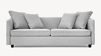 Sofa mockup psd in classic style