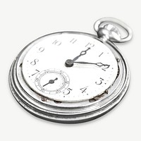 Pocket watch isolated psd