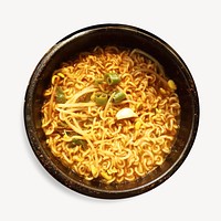 Instant noodle,  food isolated design
