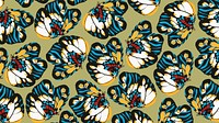 E.A. Séguy's butterfly HD wallpaper, vintage pattern background, remixed by rawpixel.