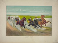 A fast heat (1887) by Cameron, John