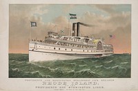 Providence and Stonington Steamship Co's. steamer Rhode Island: of the Providence and Stonington lines (1882) by Currier & Ives