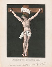 Father, into thy hands I commend my spirit (1850) by N. Currier