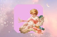 Aesthetic cupid background. Remixed by rawpixel.