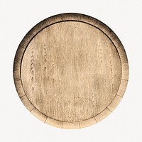 Barrel illustration.  Remastered by rawpixel