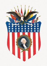 U.S. coat of arms illustration.  Remastered by rawpixel