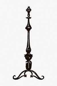 Andiron illustration.  Remastered by rawpixel