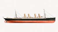 Kaiser Wilhelm der Grosse ship, ocean liner.  Remastered by rawpixel