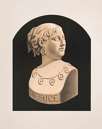 L. Price, ancient Greek statue illustration.  Original public domain image from the Library of Congress. Digitally enhanced by rawpixel.