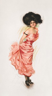 Coquette (1905) by Gray Lith. Co., Original public domain image from the Library of Congress. Digitally enhanced by rawpixel.