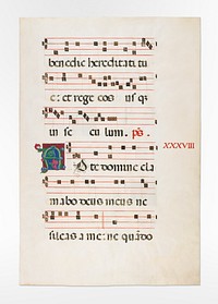 Double-sided music sheet. Original from the Minneapolis Institute of Art.