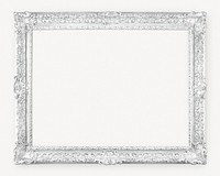 Silver picture frame clipart psd. Remixed by rawpixel.