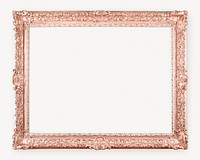 Copper picture frame. Remixed by rawpixel.