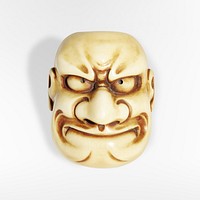 Japanese ivory mask. Original from the Minneapolis Institute of Art.