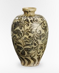 Floral vase. Original from the Minneapolis Institute of Art.