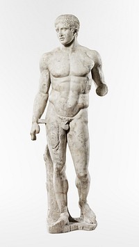 The Doryphoros (27 BCE&ndash;68 CE). Original public domain image from The Minneapolis Institute of Art. Digitally enhanced by rawpixel.