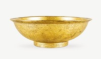 Divination gold bowl clipart psd.   Remastered by rawpixel