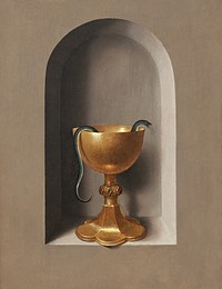 Chalice of Saint John the Evangelist (1470–1475) by Hans Memling. Original public domain image from the National Gallery of Art. Digitally enhanced by rawpixel.