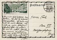 Vintage postcard. Original public domain image from Wikipedia. Digitally enhanced by rawpixel.