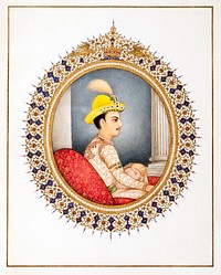 King Girvan Yuddhavikram Shah (1797-1816). Original public domain image from Wikimedia Commons. Digitally enhanced by rawpixel.