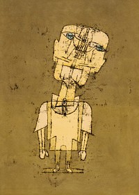 Ghost of a Genius by Paul Klee. Original public domain image from Wikipedia. Digitally enhanced by rawpixel.