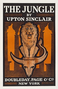 The jungle by Upton Sinclair (1906).  Original public domain image from the Library of Congress. Digitally enhanced by rawpixel.