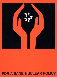 For a sane nuclear policy (1964) vintage poster by Saul Bass. Original public domain image from the Library of Congress. Digitally enhanced by rawpixel.