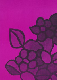 Art noveau flower, purple vintage illustration.   Remixed by rawpixel.