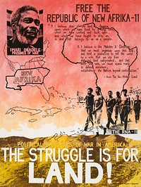 The struggle is for land! Original public domain image from the Library of Congress. Digitally enhanced by rawpixel.