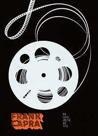 Frank Capra, the man above the title (1977) poster by Thadeus A. Miksinski. Original public domain image from the Library of Congress.