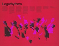 Logarhythms (1960) vintage poster by Dietmar R. Winkler. Original public domain image from the Library of Congress. Digitally enhanced by rawpixel.